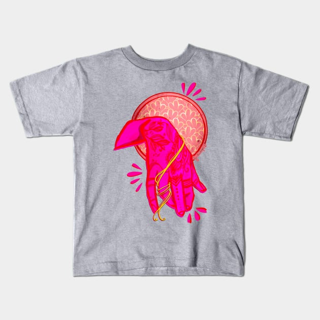 Spirit Fingers Kids T-Shirt by jurumple